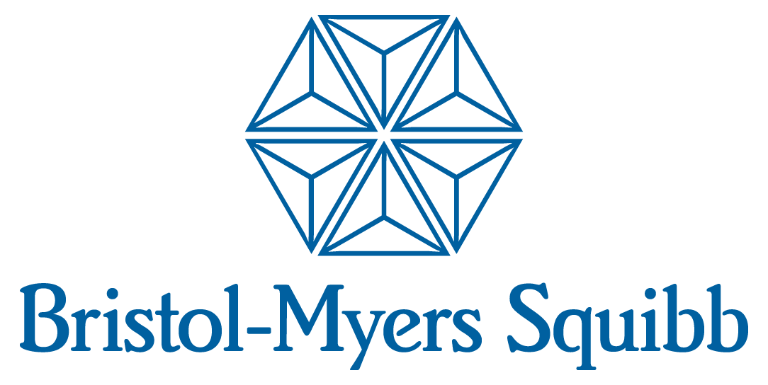 BMS logo, FluoroFinder Partnerships