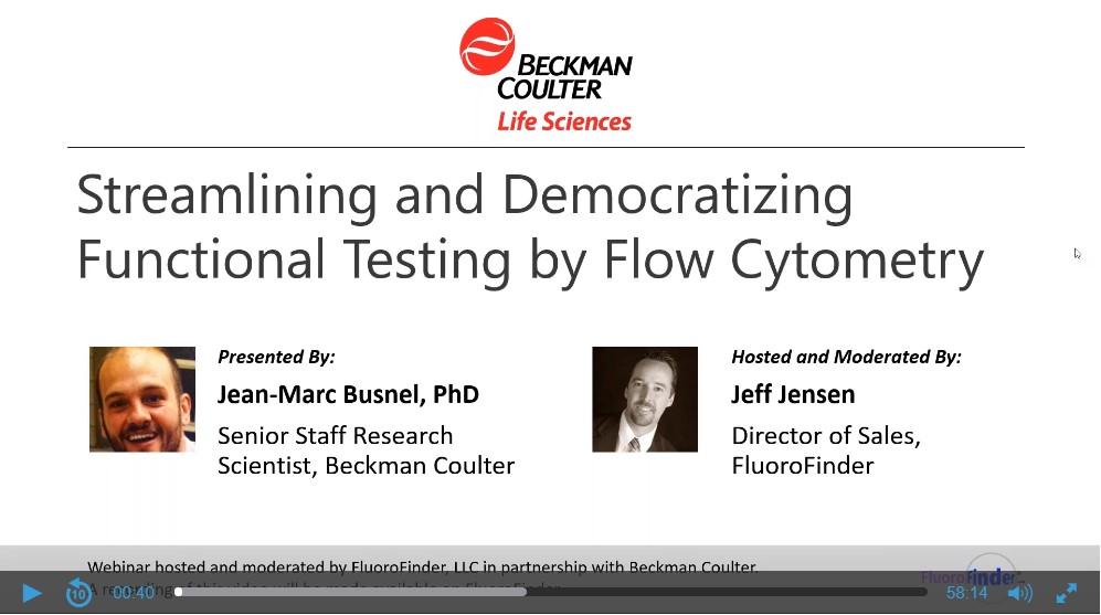 Streamlining and Democratizing Functional Testing by Flow Cytometry
